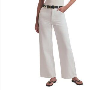 Favorite Daughter White Wide Leg Mischa Jean